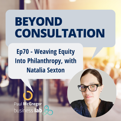 episode Ep 70 - Weaving Equity Into Philanthropy, with Natalia Sexton artwork