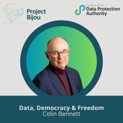 episode Data Democracy & Freedom with Dr Colin Bennett artwork