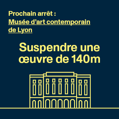 episode Suspendre une œuvre de 140 mètres de long artwork