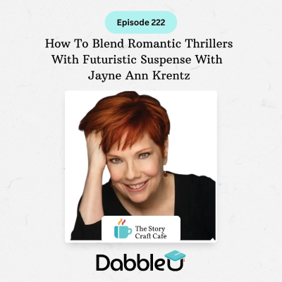 episode How To Blend Romantic Thrillers With Futuristic Suspense With Jayne Ann Krentz | SCC 222 artwork