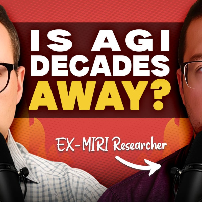 episode DEBATE: Is AGI Really Decades Away? | Ex-MIRI Researcher Tsvi Benson-Tilsen vs. Liron Shapira artwork