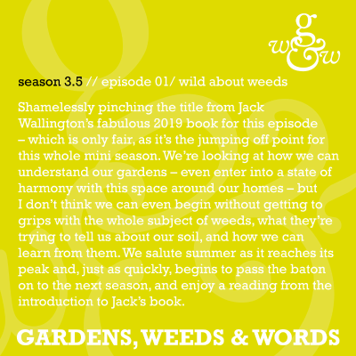 episode S03.5 Episode 1: Wild About Weeds artwork