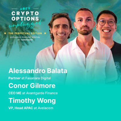 episode Alessandro Balata, Conor Gilmore & Timothy Wong on Crypto Trading & DeFi Strategies artwork