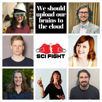 episode 🧪🥊 Sci Fight - Should we upload our brains to the cloud? | Science Comedy Debates artwork