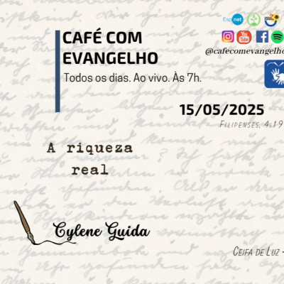 episode Café com Evangelho - Filipenses 4.19 | A riqueza real artwork
