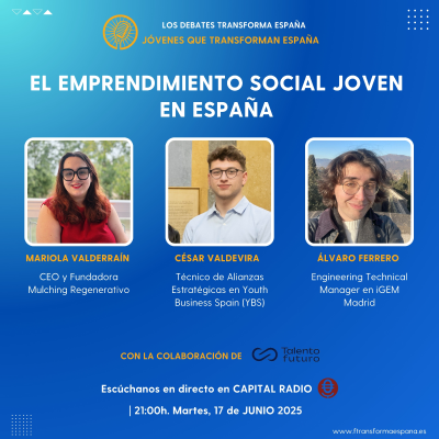 episode Jovenes que Transforman. El emprendimiento social joven en España. artwork