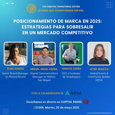 episode Jóvenes que transforman."Posicionamiento de marca en 2025: Estrategias para sobresalir en un mercado competitivo. artwork