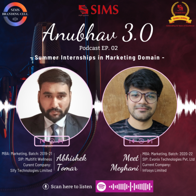 episode S03 E02 SIP in Marketing - How to crack, perform and the way forward | SIMS, Pune artwork