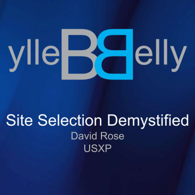 episode Site Selection Demystified with David Rose and USXP artwork