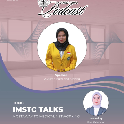episode AMSA-UHO Podcast #Eps.23 IMSTC Talks: A Gateway to Medical Networking” artwork
