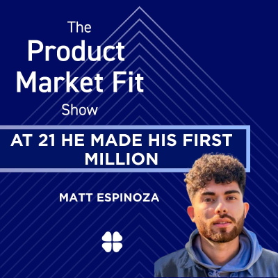 episode At 21 he made his 1st million. At 23, he grew his startup to $8M ARR in 6 months. | Matt Espinoza, Founder of Clover artwork