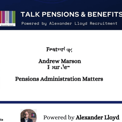 episode TALK Pensions & Benefits UK S1 Ep1 Andrew Marson artwork