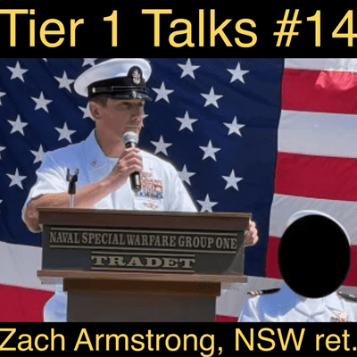episode Strong Finisher, Zach Armstrong, Senior Chief United States Special Warfare, SEAL retired artwork