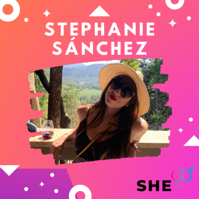 episode She+ Stephanie Sánchez artwork