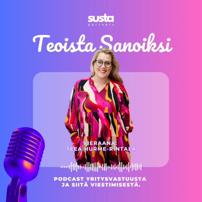 episode Entä jos ympäristöteot eivät olekaan niitä vaikuttavimpia tekoja? | Vieraana Teea Hurme-Rintala, StaffPoint Oy artwork