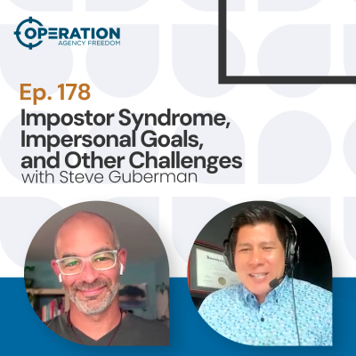 episode 178 OAF: Impostor Syndrome, Impersonal Goals, and Other Challenges with Steve Guberman artwork