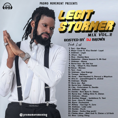 episode 2019 LEGIT STORMER MIX VOL.2 STIDMAN,2FACE,WIZKID,DAVIDO,BURNABOY,TIMAYA,TENI artwork