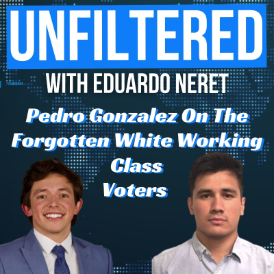 episode 8. Pedro Gonzalez on the forgotten white working class voters and Trump 2024 artwork