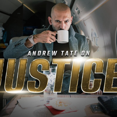 episode Andrew Tate on Justice artwork