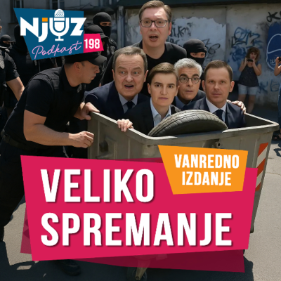 episode Od Vidovdana do kontejnera na barikadama: Detaljna analiza ko je koga počistio - Njuz PODkast EP198 artwork