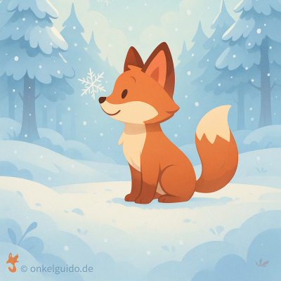 episode Der kleine Fuchs & das erste Schneeflockenwunder | „Gute Nacht“-Geschichte” artwork