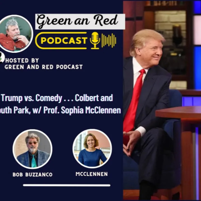 episode Trump vs. Comedy . . . Colbert and South Park, w/ Prof. Sophia McClennen (G&R 405) artwork