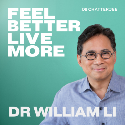 episode #485 How To Use Food To Heal Your Body, Boost Brain Health, Improve Circulation & Live Longer with Dr William Li artwork