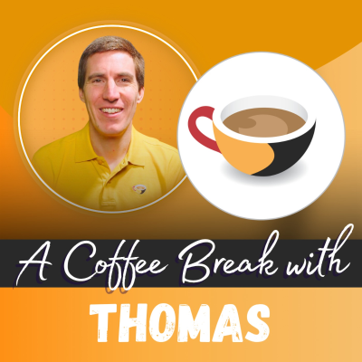 episode The subtle difference between 'hinein' & 'herein' | A Coffee Break with Thomas artwork