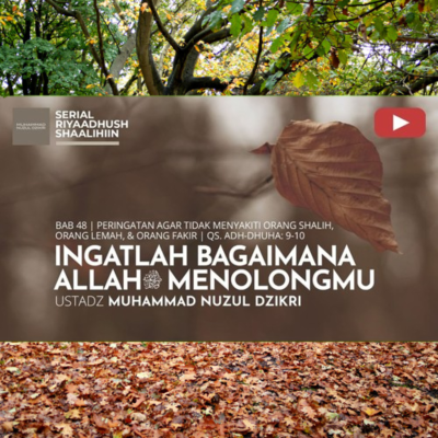 episode Riyaadhush Shaalihiin 1748. "INGATLAH BAGAIMANA ALLAH ﷻ MENOLONGMU" artwork