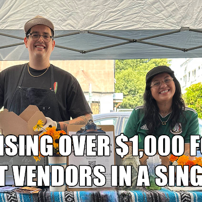 episode RAISING OVER $1,000 FOR STREET VENDORS IN A SINGLE DAY artwork
