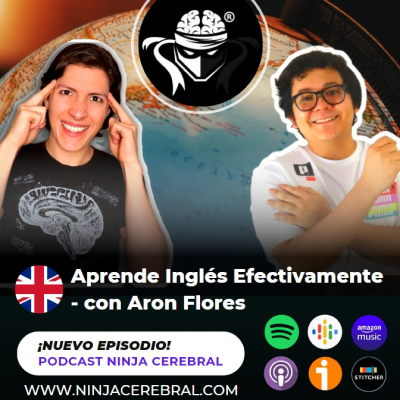 episode 066. Cómo Aprender Inglés Efectivamente - con Aron Flores artwork
