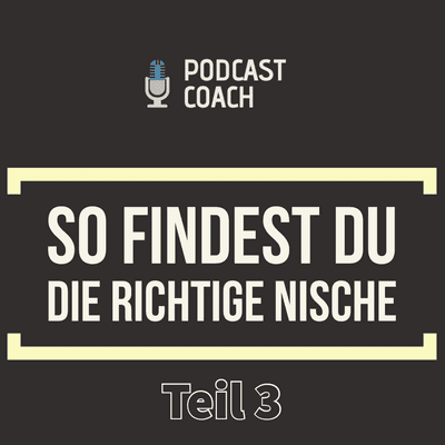 episode So findest du die richtige Nische für Deinen Podcast (Teil 3) artwork