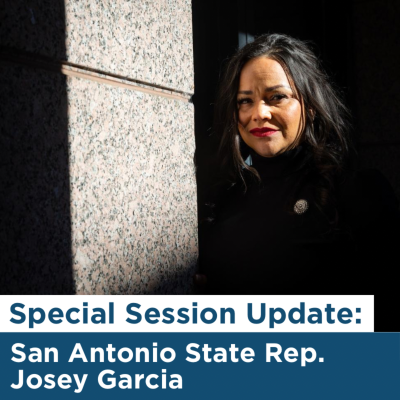 episode Special Session Update: San Antonio State Rep. Josey Garcia artwork