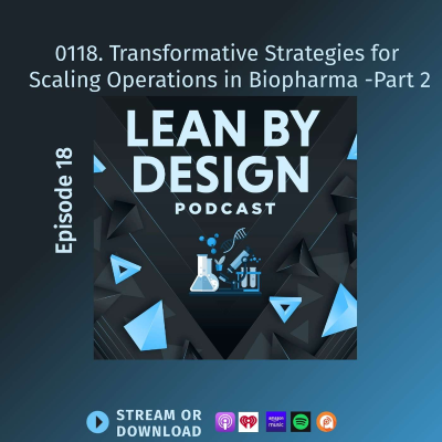 episode 0118. Transformative Strategies for Scaling Operations in Biopharma Part 2 artwork