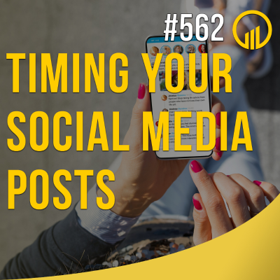 episode Timing Your Social Media Posts - Sales Influence Podcast - SIP 542 artwork