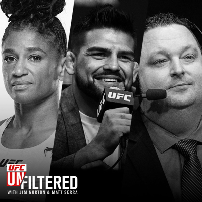 episode Angela Hill, Kelvin Gastelum, guest co-host John Morgan artwork