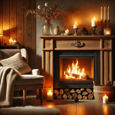 episode 😴🔥 Relax to a tranquil FIREPLACE for deep sleep artwork