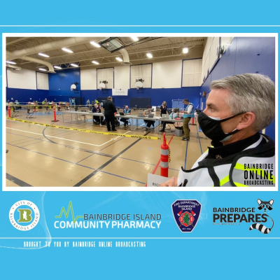 episode Bainbridge Island Community Vaccination Clinic Walk Through with Deputy Chief Jared Moravec artwork