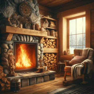 episode Escucha el relajante crepitar de una chimenea para relajarte y dormir artwork