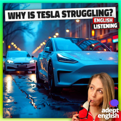 episode Shock Tesla Sales Drop An Opportunity To Improve Your English Ep 808 artwork