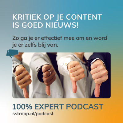 episode HOERA! Je krijgt kritiek op je content! 👿🥳 artwork