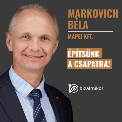 episode Markovich Béla - Építsünk a csapatra! artwork