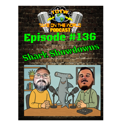 episode Epi 136 Debate on the Deadliest Sharks | Resonator Guitars, Scuba Dreams & Shark Showdowns artwork