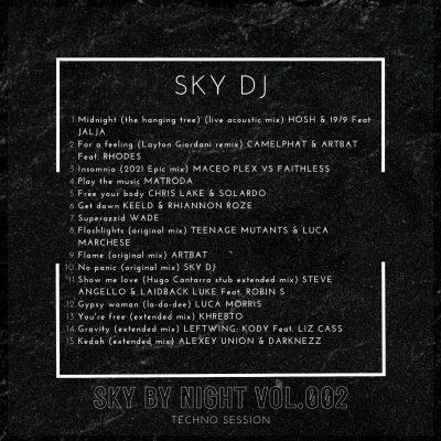 episode #010 Sky By Night Session Techno artwork