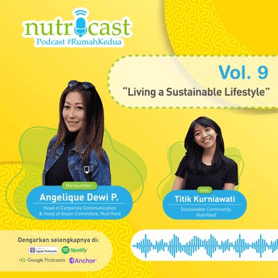 episode NutriCast Vol. 9 - Living a Sustainable Lifestyle artwork