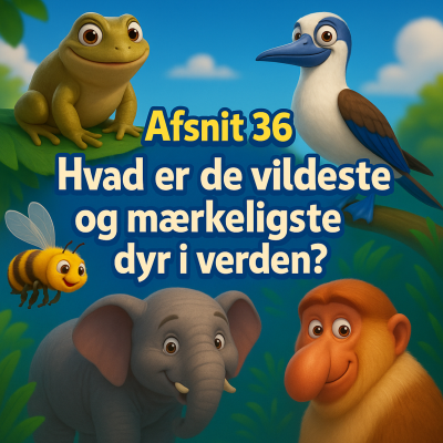 episode #36 Hvad er de vildeste og mærkeligste dyr i verden? artwork
