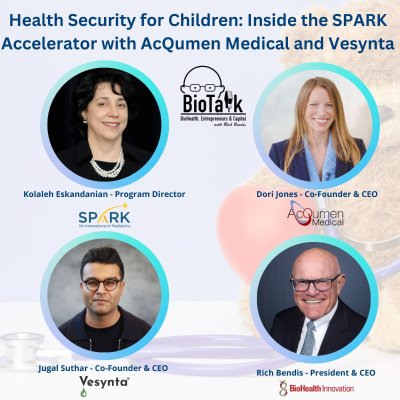episode Health Security for Children: Inside the SPARK Accelerator with AcQumen Medical and Vesynta artwork