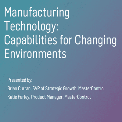episode Manufacturing Technology: Features and Functionality for Changing Environments artwork