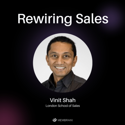 episode Rewiring Sales with Vinit Shah artwork