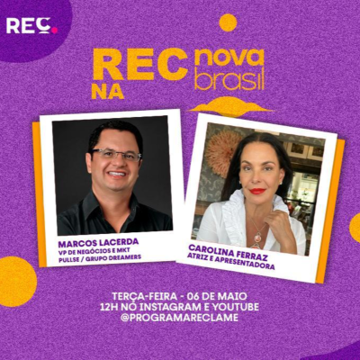 episode REC na Novabrasil - Carolina Ferraz e Marcos Lacerda artwork